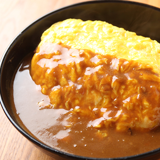 チーズオムかつカレー丼