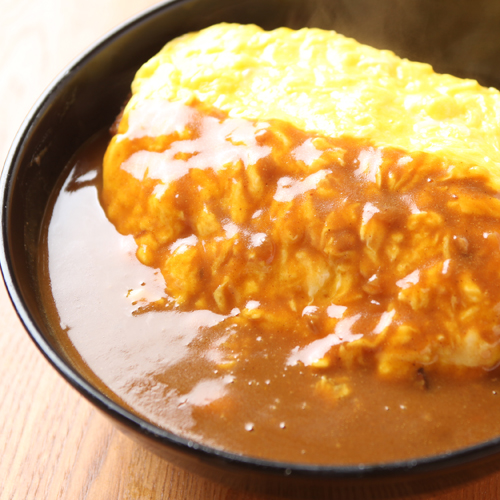 オムかつカレー丼